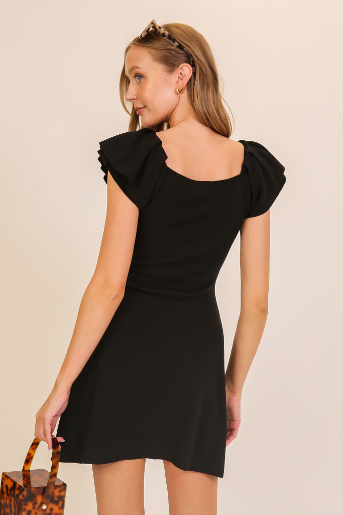 Jazzie Knit Dress - Black