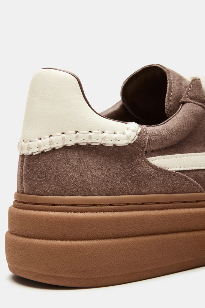 Steve Madden Dodge Sneaker - Taupe Suede