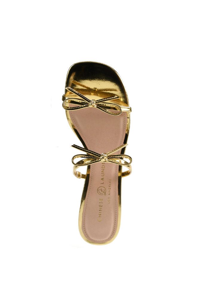 Maru Mirror Heel - Gold