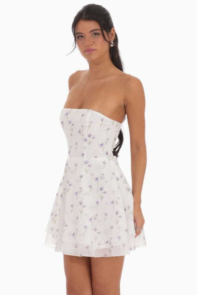 These Days Floral Dress- White