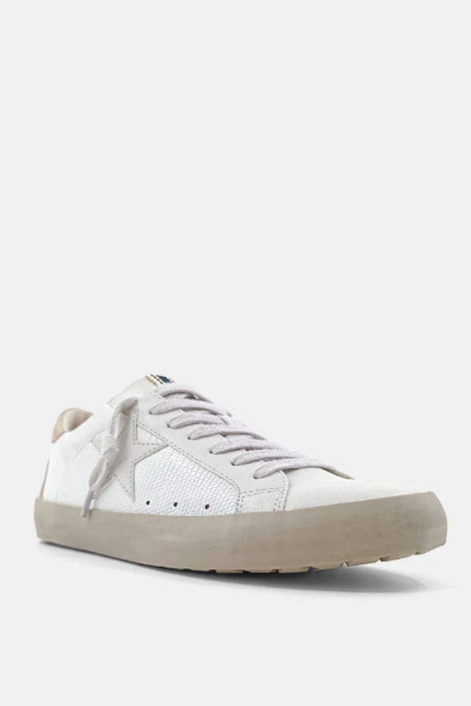 Paula Sneaker- Bone Lizard