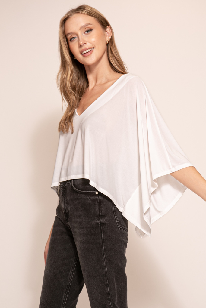 Feeling Social Top - White