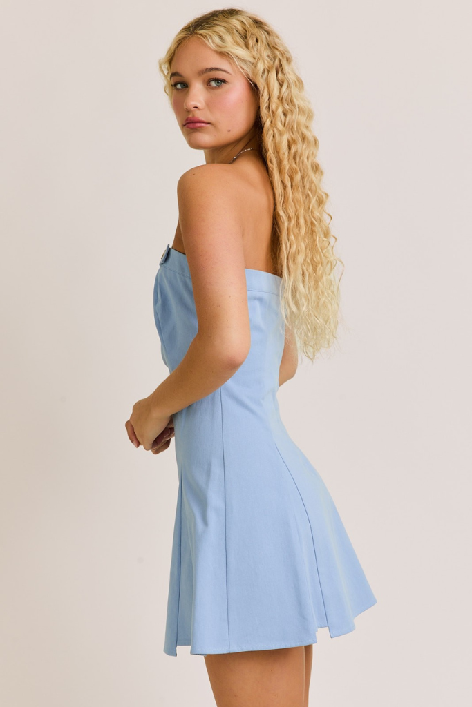 This Feeling Dress  - Baby Blue