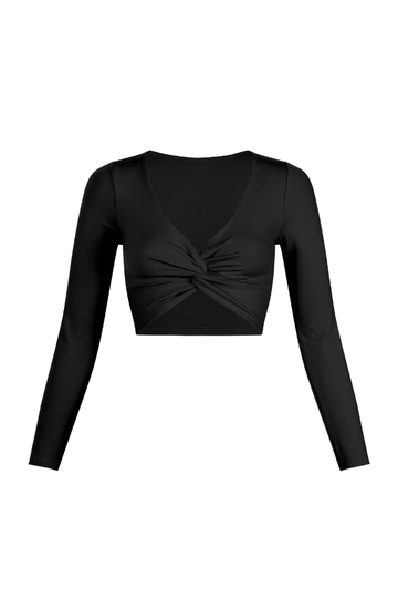 No Panic Twist Crop Top -