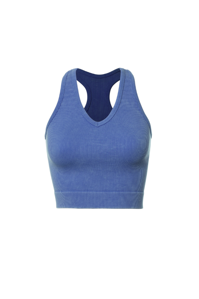 Your Turn Racerback Cropped Tank -