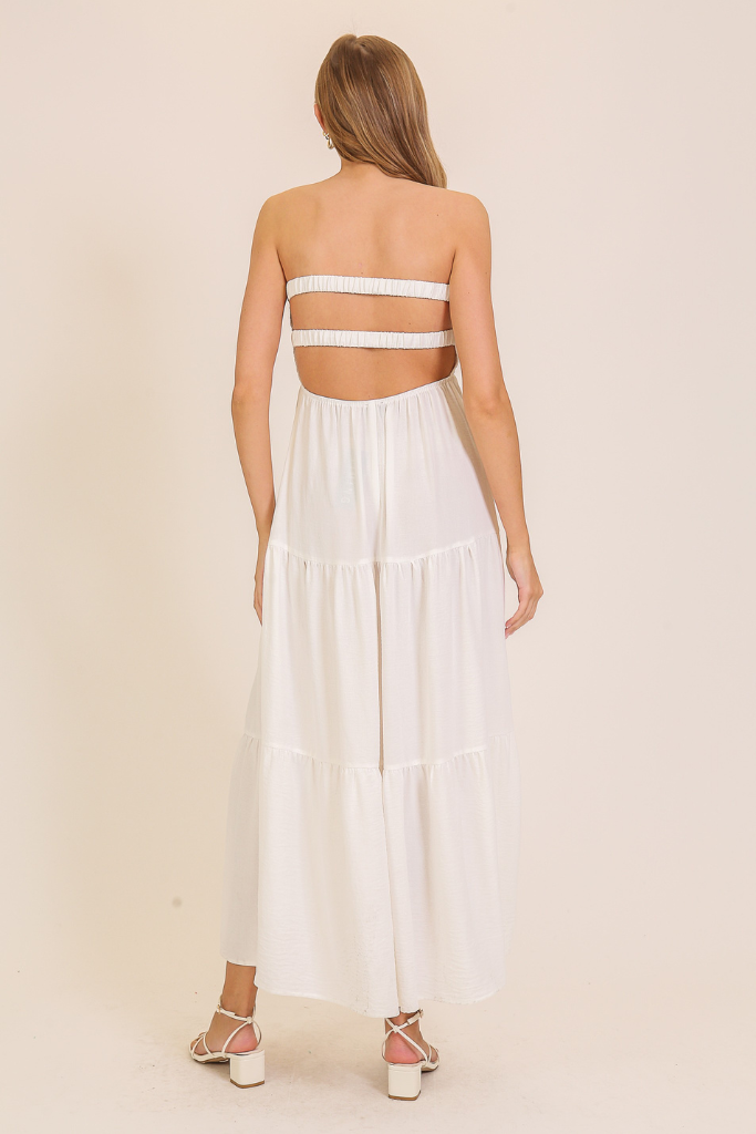 June Maxi Dress - Off White