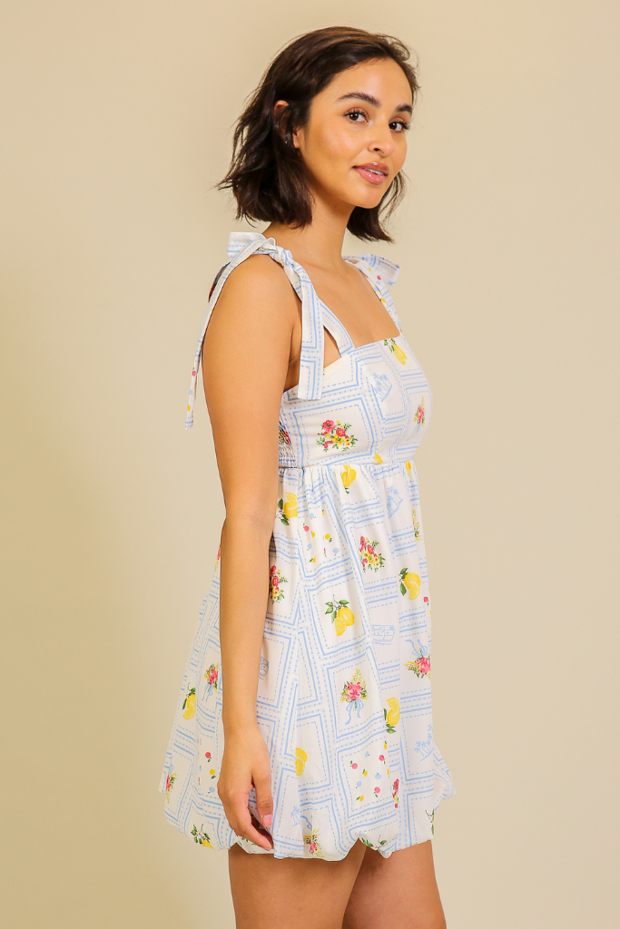 Still Sweet Dress - White/Multi