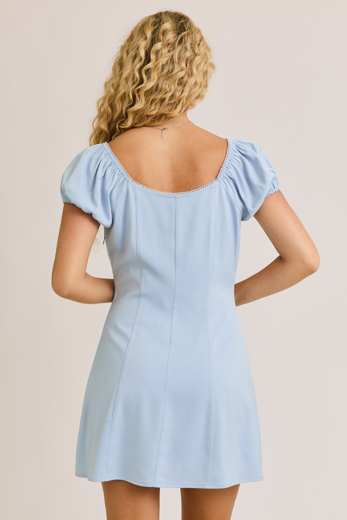 Picture This Dress - Light Blue