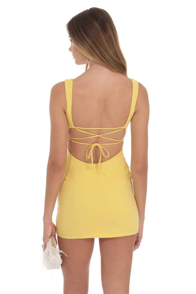 Lucy In The Sky One Wish Dress - Yellow