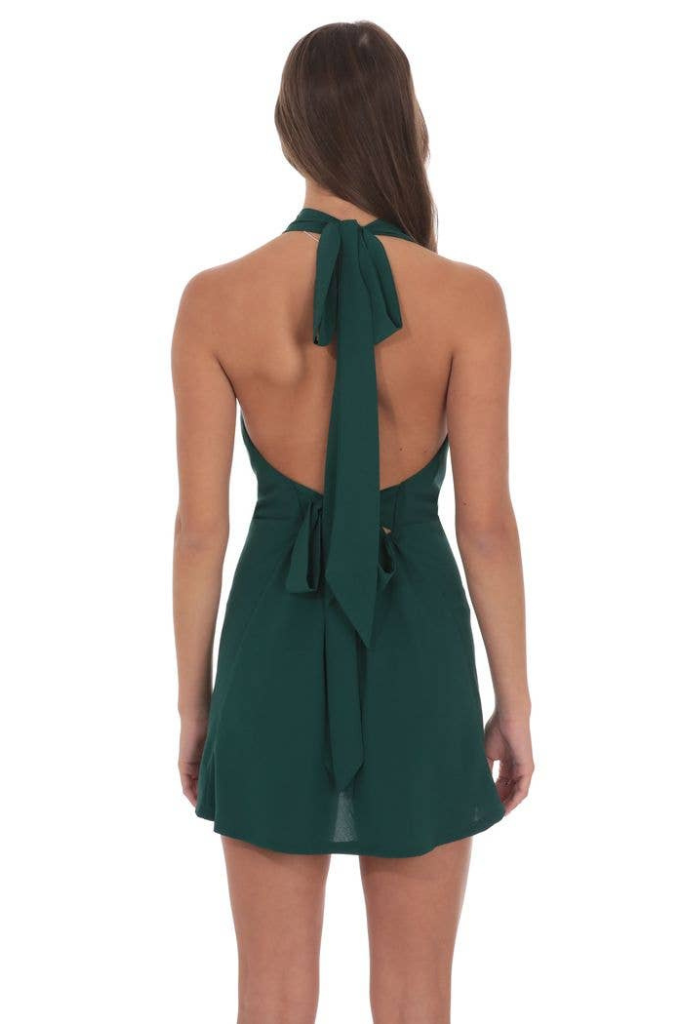 Lucy In The Sky Hadlee Dress - Dark Green