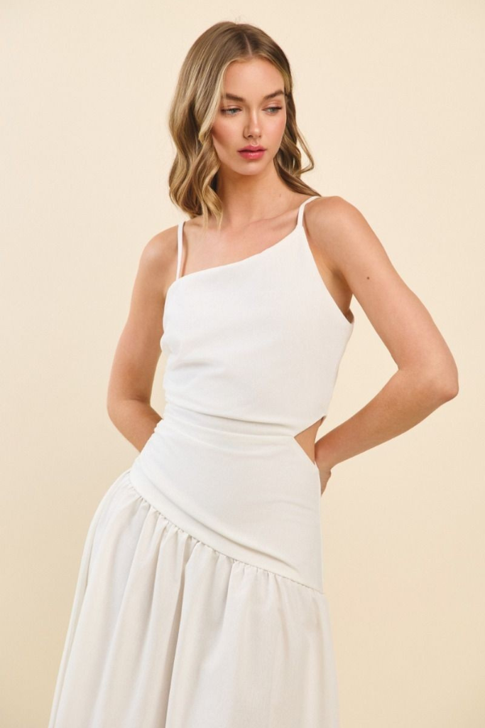 Extra Sweet Midi Dress - White