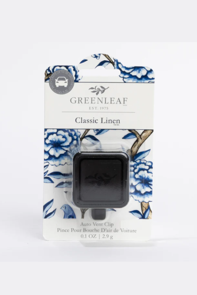 Greenleaf Auto Vent Clip- Classic Linen