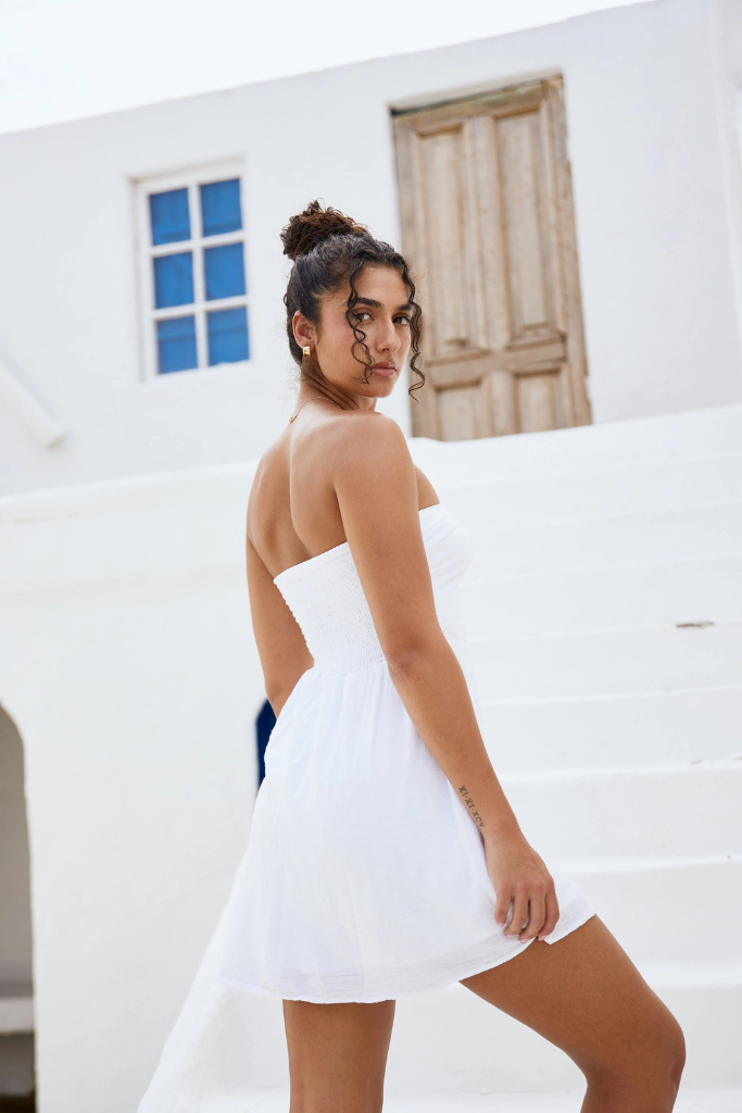 Blanco By Nature Zoey Dress - White