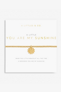 A Little 'You Are My Sunshine' Bracelet- Gold
