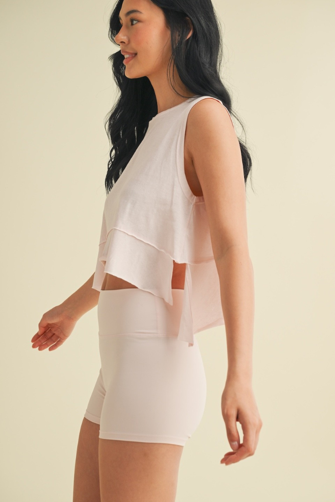 Power Play Tank - Light Pink