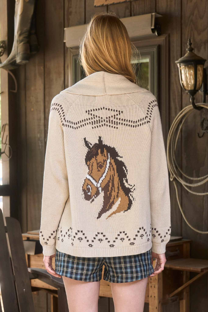 Barn Babe Cardigan - Beige
