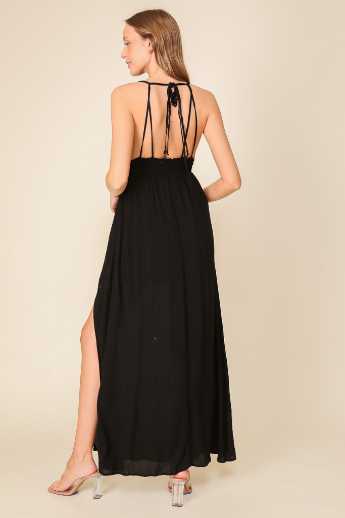 I Believe Maxi Dress - Black