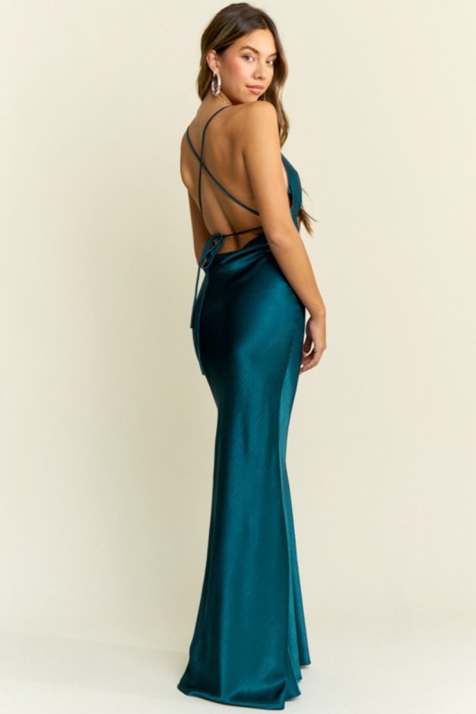 Fair Intentions Maxi Dress- Teal