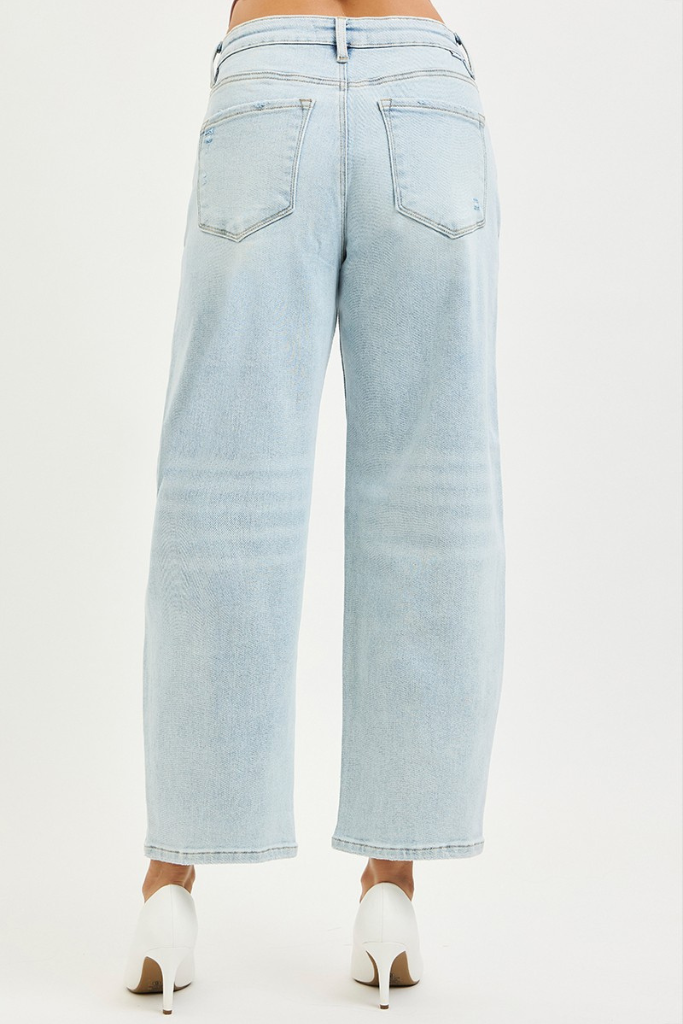 Kolly Barrel Jeans - Light Wash