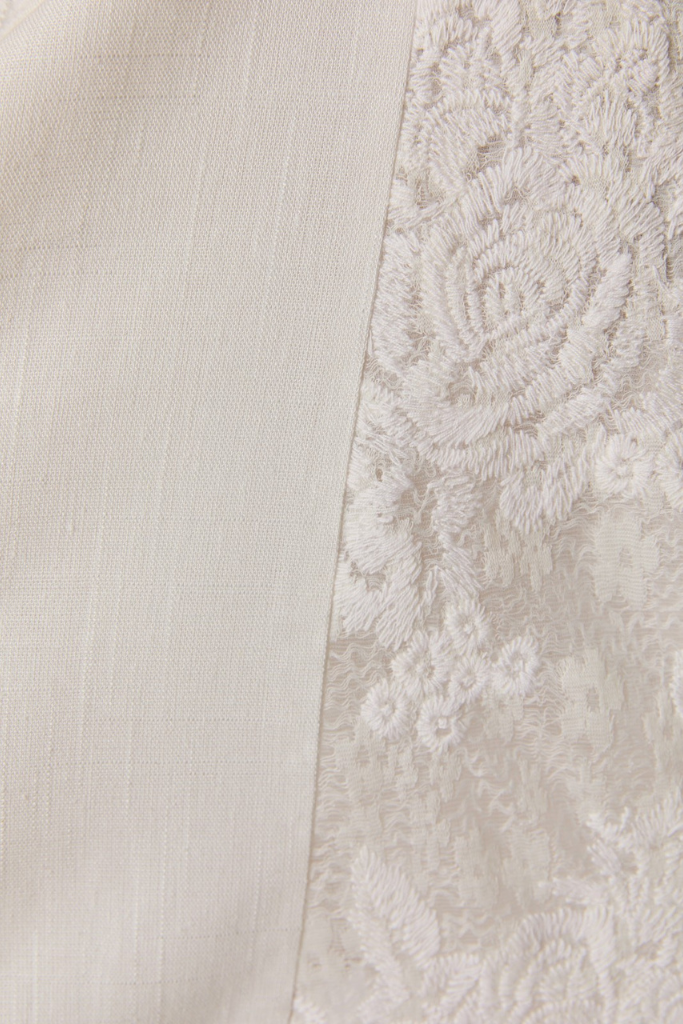 Twirl Me Lace Dress -  Off White