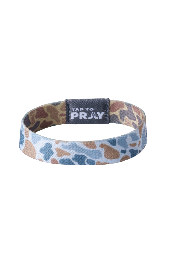 Tap To Pray™ Wristbands - River Rock Camo Sahara and Copper
