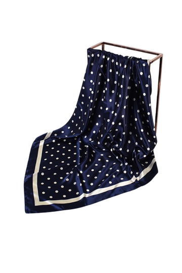 Spotted You Scarf - Navy