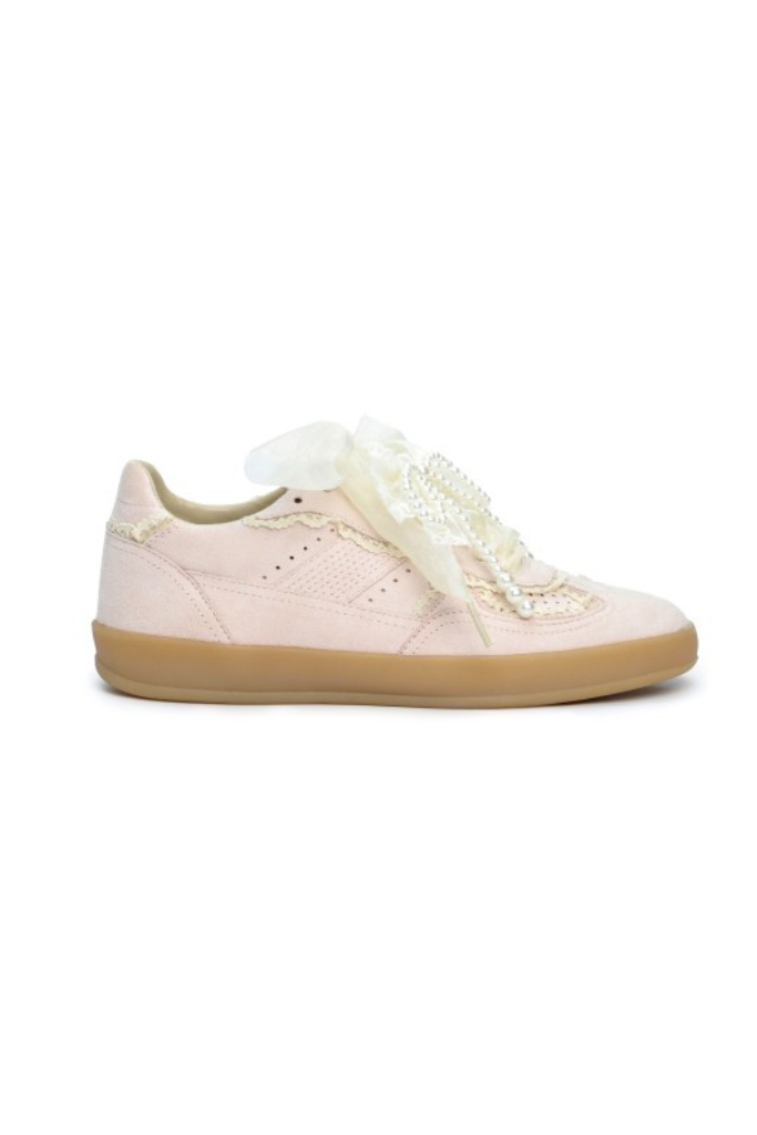 Eleanor Lace Sneaker - Pink