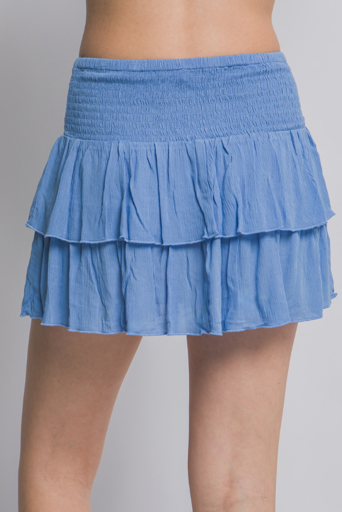 Ordinary Ruffle Skirt - Blue