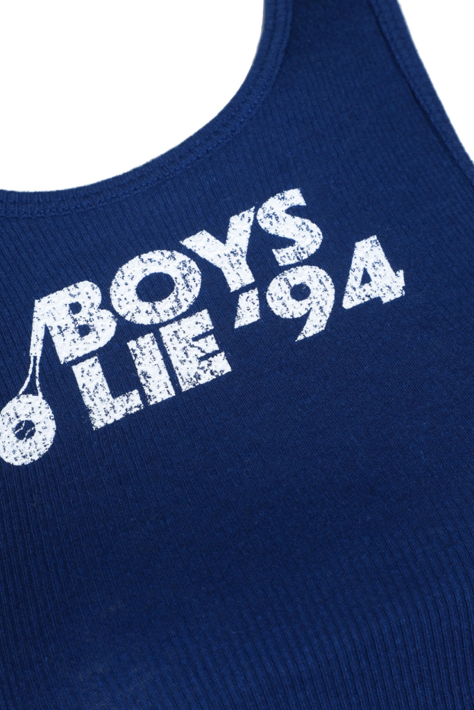 Boys Lie '94 Beegee Tank  - Navy Blue