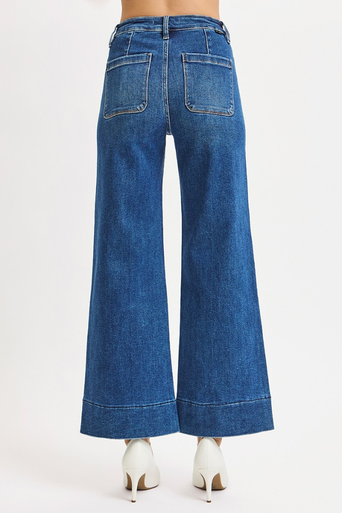 Rory Wide Leg Jeans-  Dark Wash