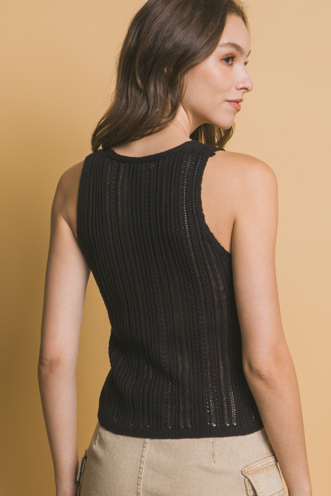 Be The One Knit Top - Black
