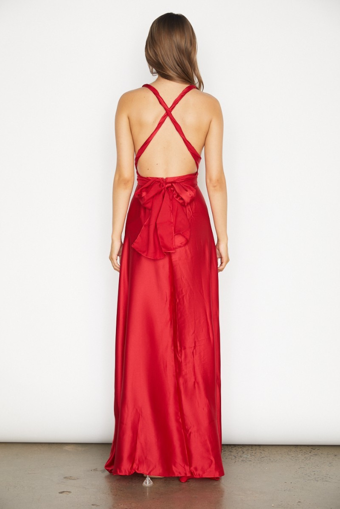 At Eternity Maxi Dress - Ruby