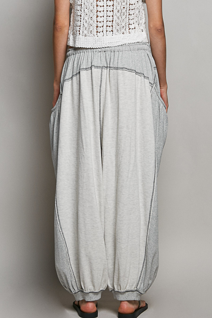 Ilora Stitched Joggers - Grey