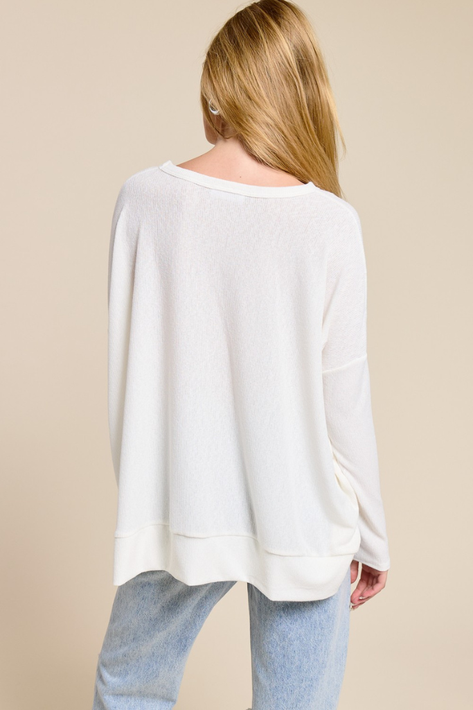 Take Care Knit Pullover - Ivory