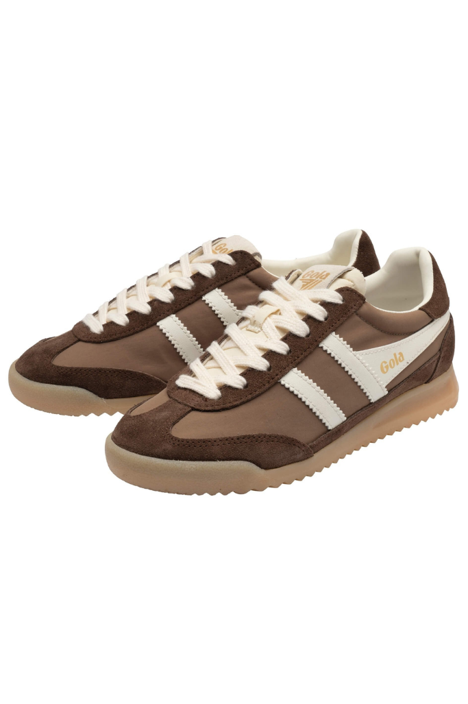 Gola Firefly Sneakers - Dark Brown/Off White/Otter