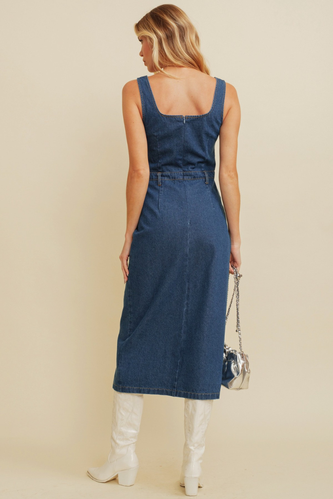 Merlinda Midi Dress - Denim