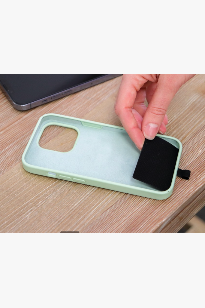 Clip &amp; Go Chain w/Zippered Pouch- Gun Metal