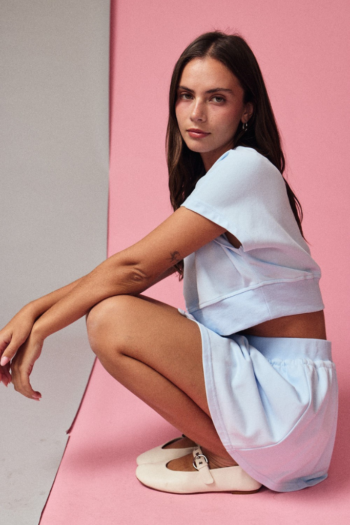 Danielle Skort - Light Blue