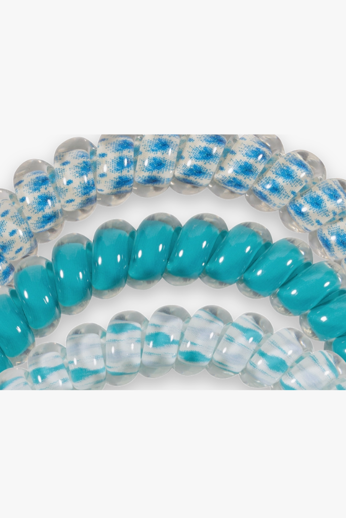 TELETIES Small Spiral Hair Coils - Soft Surf