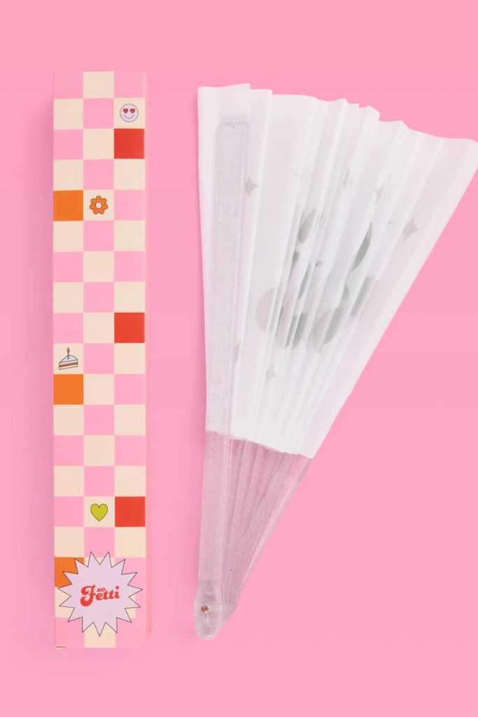 Bride To Be Fan - Iridescent/White
