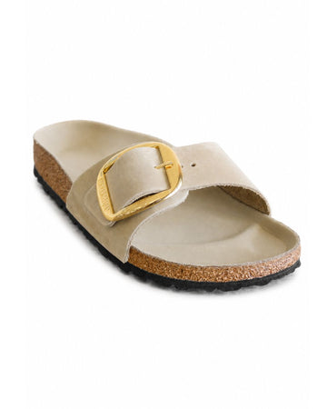 Birkenstock Madrid Big Buckle - Oiled Leather Tobacco Brown