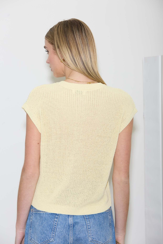 Simple Joy Cardigan - Yellow
