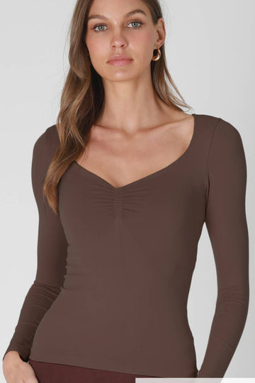 Always Ready Clean Shirred Top -