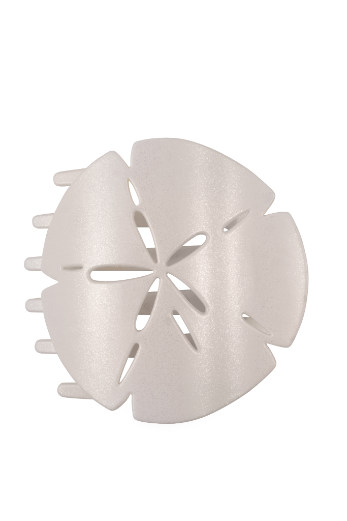 TELETIES Large Sand Dollar Flat Hair Clip -