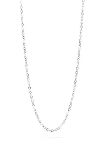 Confetti Chain Necklace - Silver
