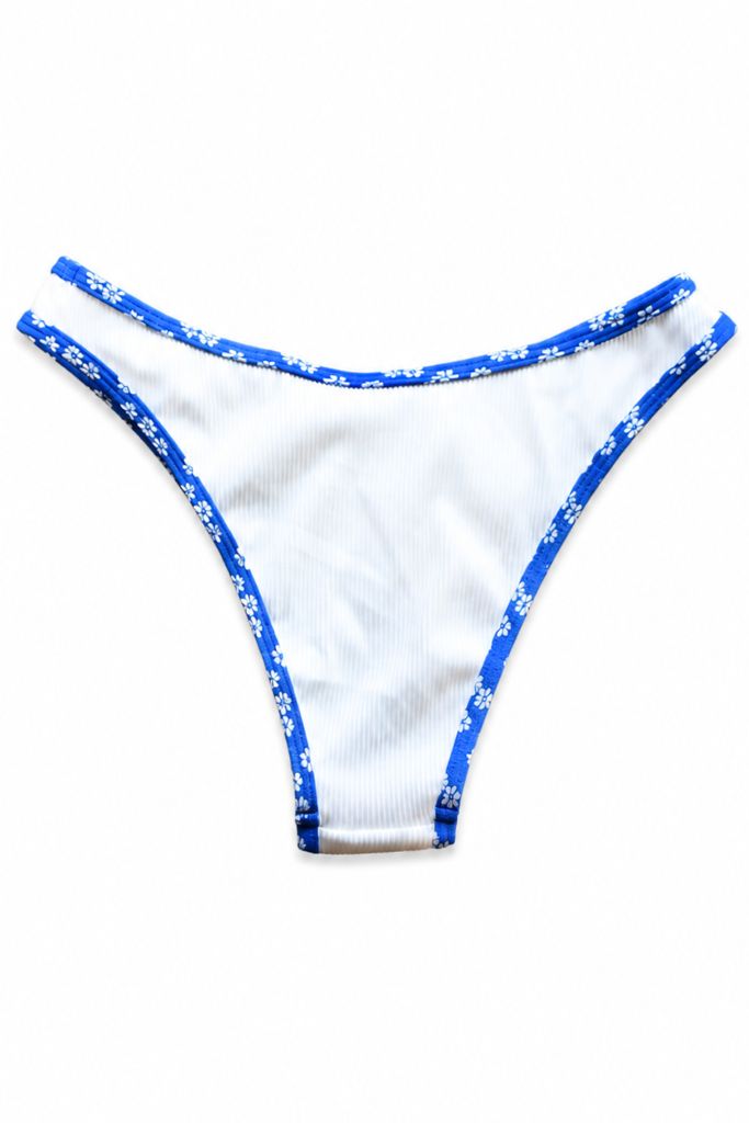 Tropic Date Bikini - White/Blue