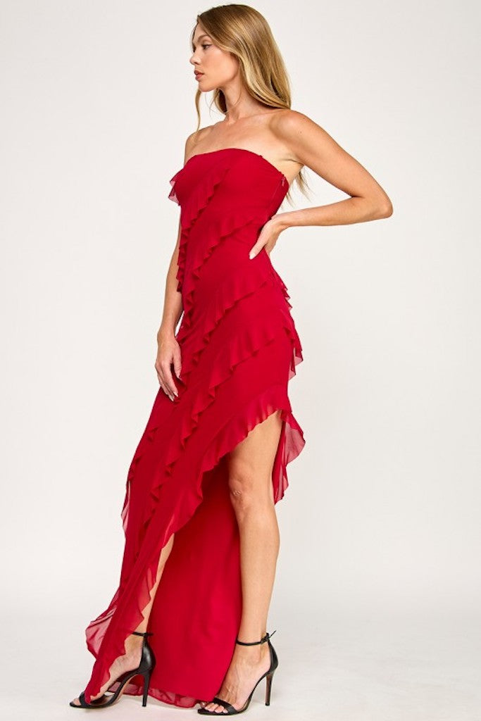 Emma Kate Maxi Dress - Red