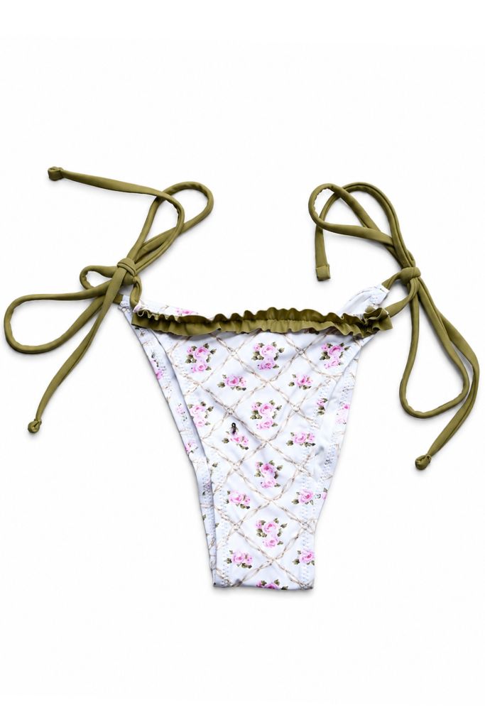 Sharpay Floral Bikini - Cream/Green
