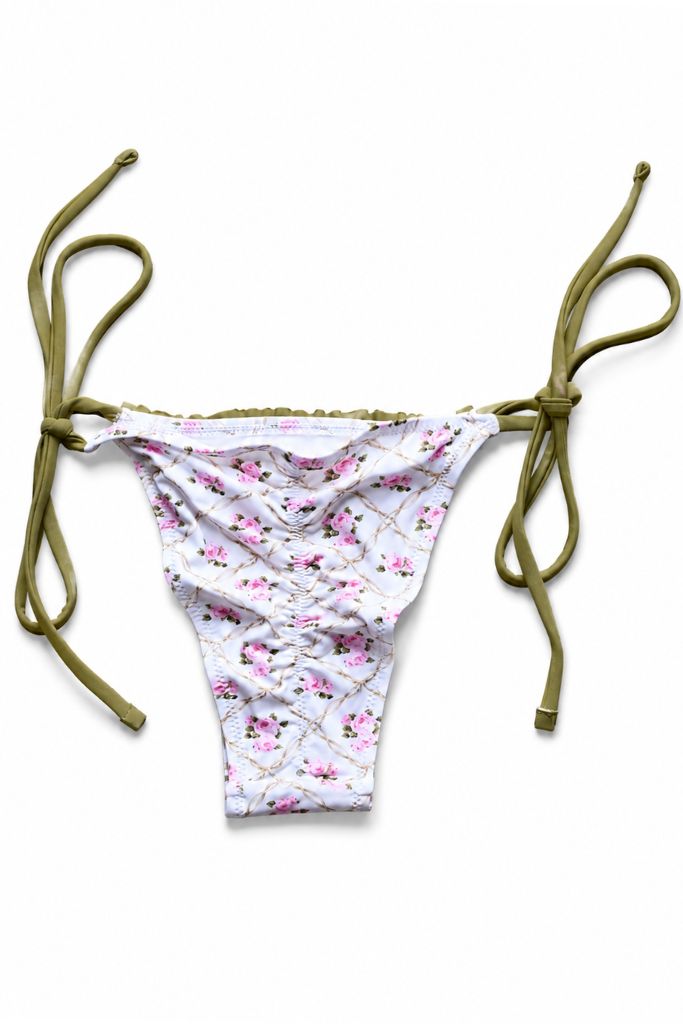 Sharpay Floral Bikini - Cream/Green
