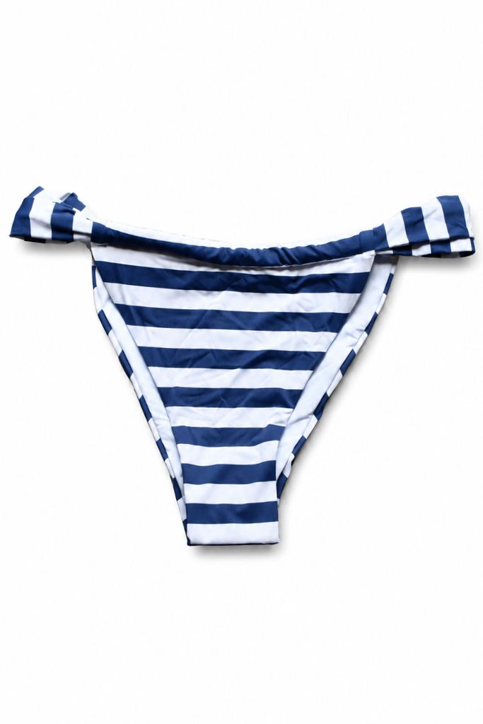 Shell Yeah Striped Bikini - Navy/White